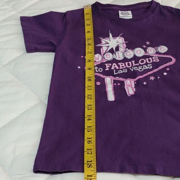 Kids purple Las Vegas t-shirt - Picture 9 of 10